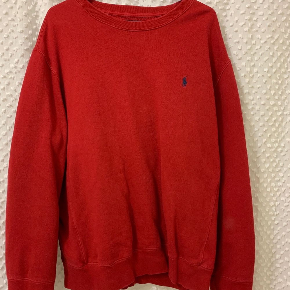 🚫SOLD🚫 Men’s polo crewneck sweatshirt
